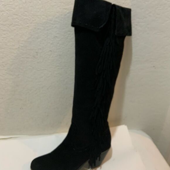 Sam Edelman Louella Over-the-Knee Fringe boots since 8M - Picture 3 of 16
